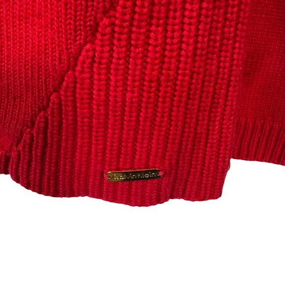 Calvin Klein Womens 2X Red V-Neck Sweater - Picture 6 of 6